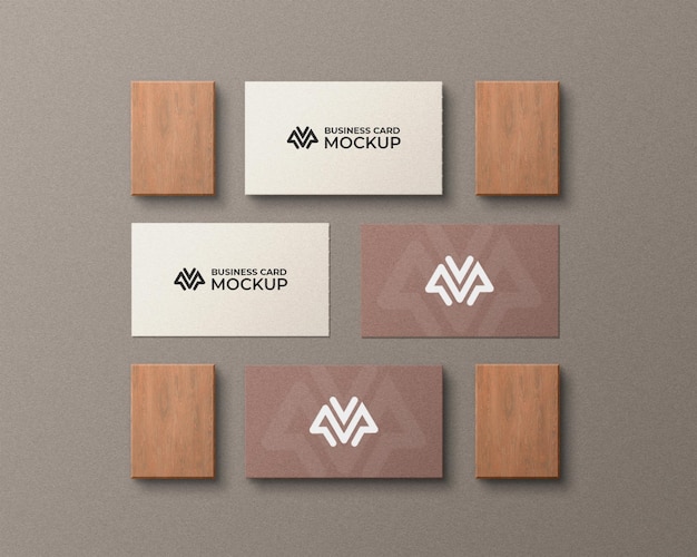 Mockups de tarjetas de visita