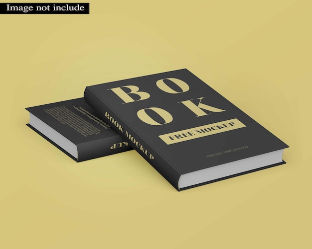 Mockups von hardcover-büchern in psd