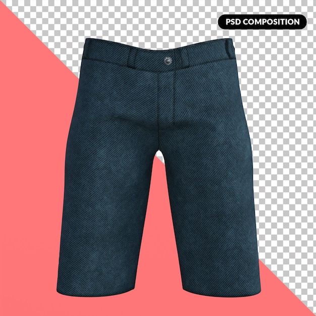 Moda casual masculina 3d isolado premium psd