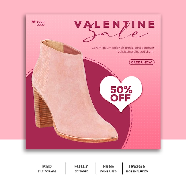 Moda sapatos modelo valentine venda instagram post