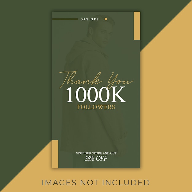 Mode Instagram Followers Celebration 1000k Remise