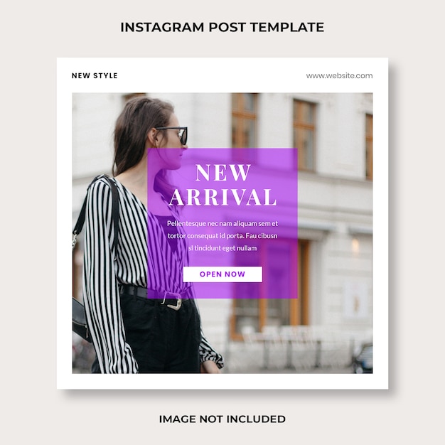 Mode Instagram Post Vorlage