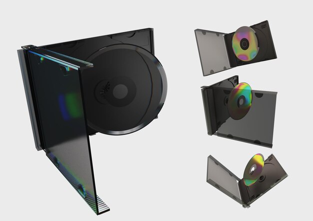 Model bentuk objek rendering 3D