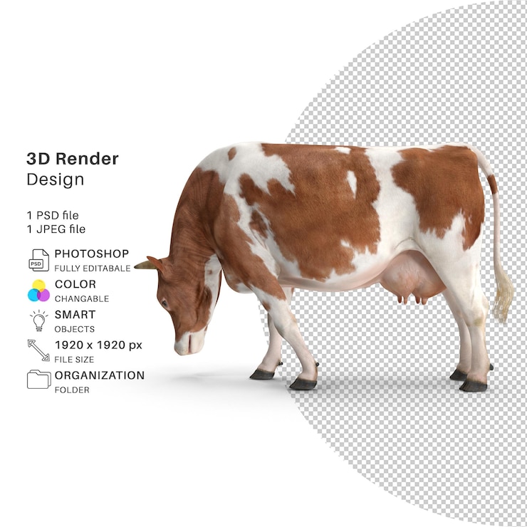 PSD model render 3d sapi