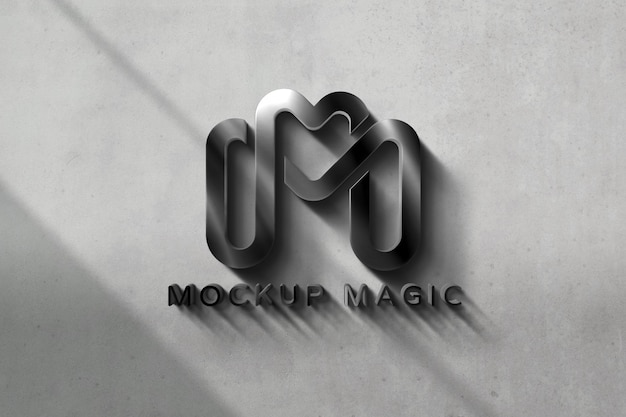 Modelagem 3D do logotipo e modelagem do logotipo
