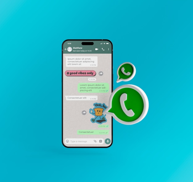 Modelagem da interface de conversação do whatsapp no smartphone