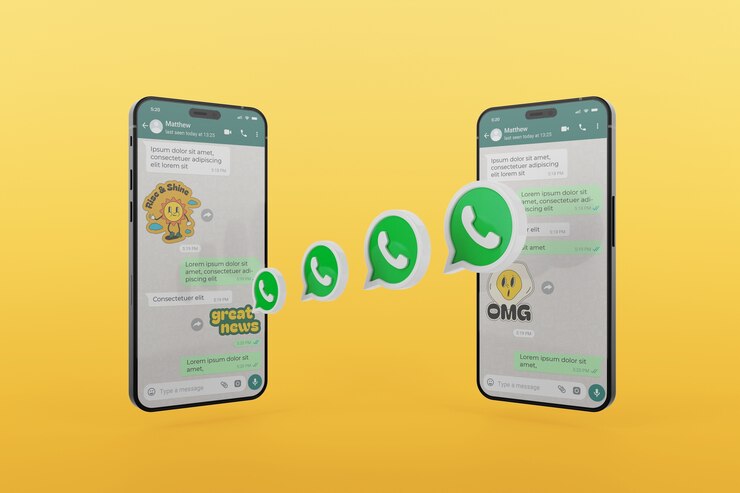 PSD modelagem da interface de conversação do whatsapp no smartphone