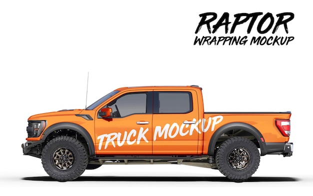 PSD modelagem de camião raptor f150