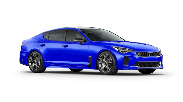 Modelagem de carro de luxo 45 vista frontal