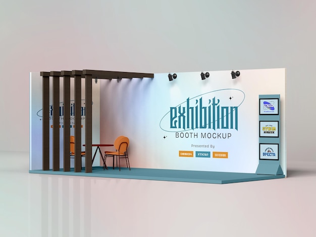 Modelagem de estande de exposição