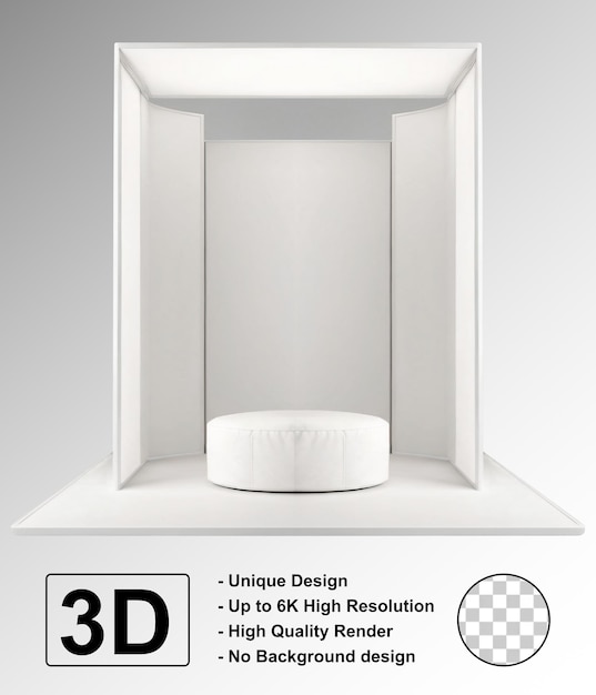 Modelagem de evento de cabine 3D