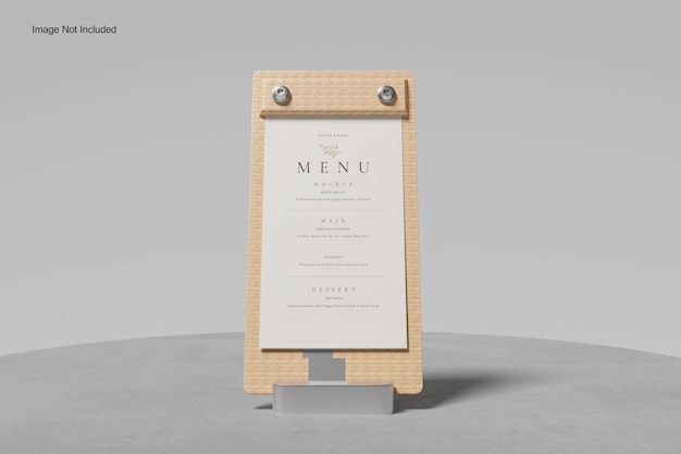 Modelagem de menu