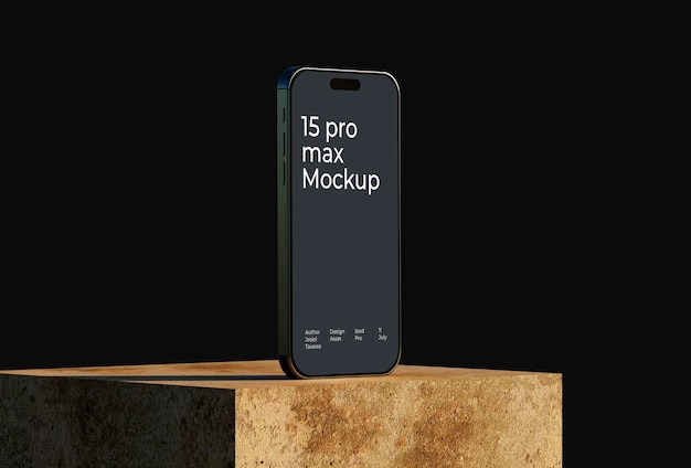 Modelagem de PSD do iPhone 15 Pro Max