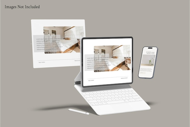Modelagem de telefone e tablet Pro