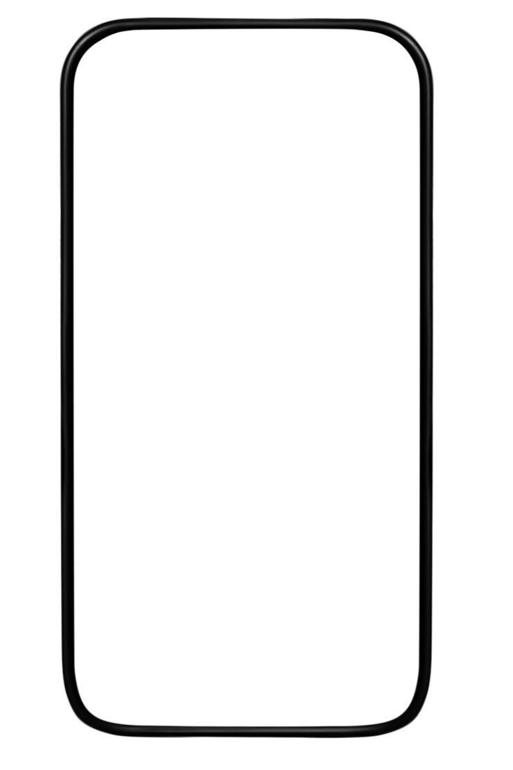 PSD modelagem de um smartphone com uma tela em branco em um fundo vazio ideal para design de aplicativos de marketing