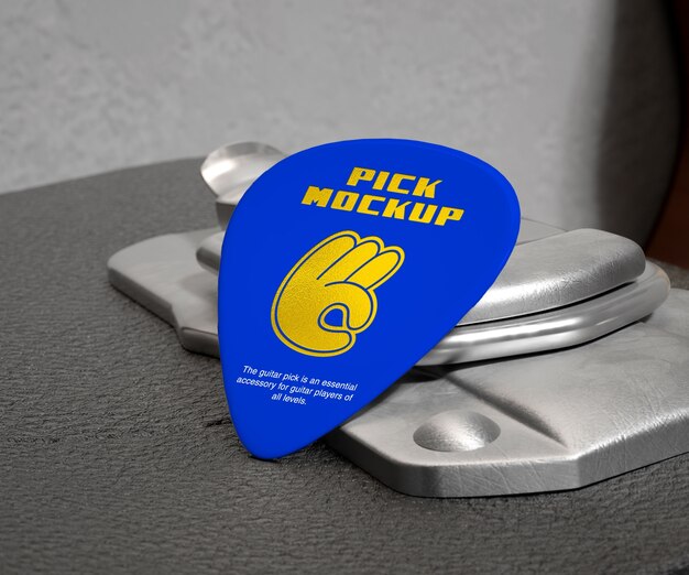 Modelagem do efeito do logotipo da guitarra