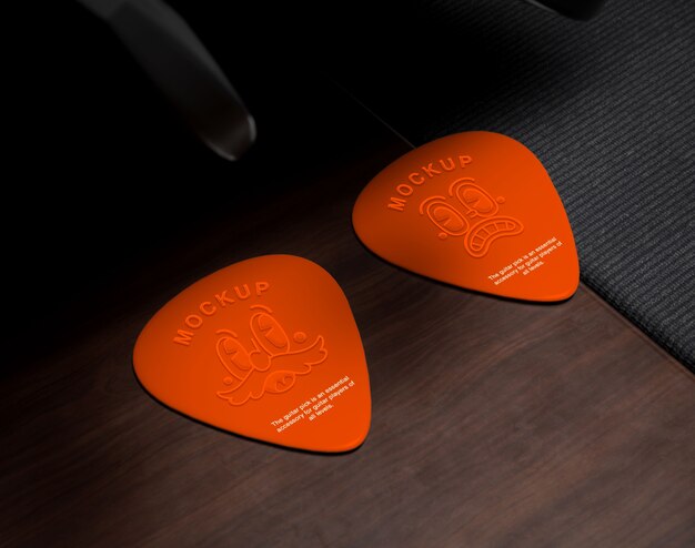 Modelagem do efeito do logotipo da guitarra
