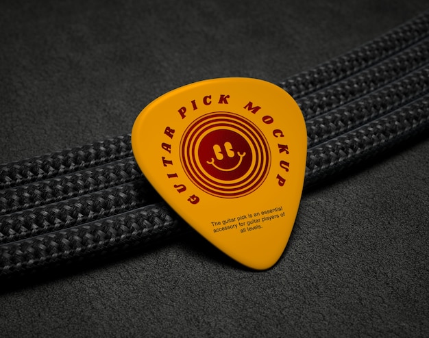 Modelagem do efeito do logotipo da guitarra