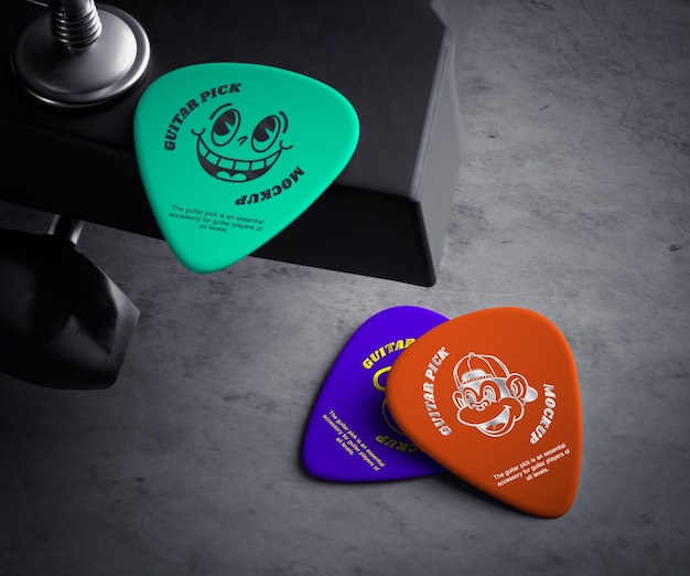 Modelagem do efeito do logotipo da guitarra