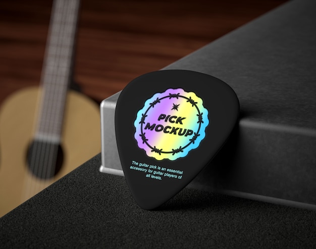 Modelagem do efeito do logotipo da guitarra