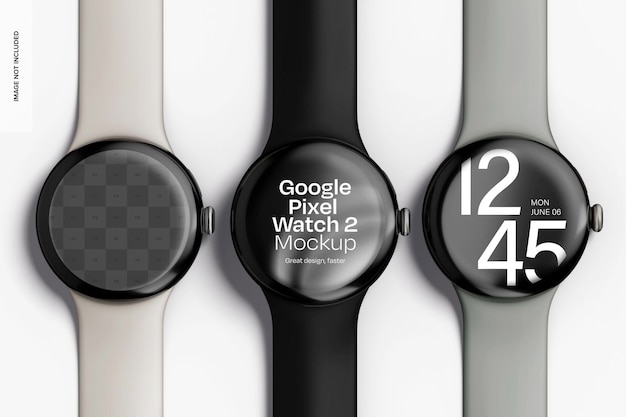 PSD modelagem do google pixel watch 2