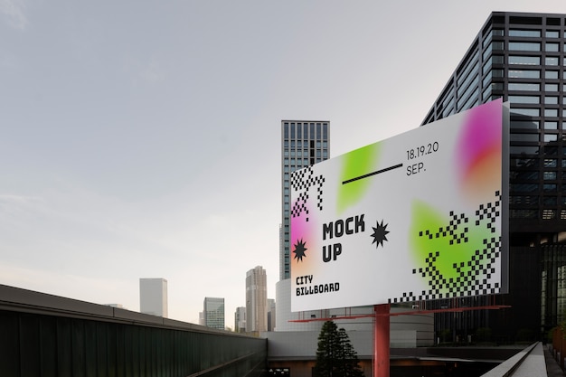 Modelagem em Cgi de outdoors na cidade