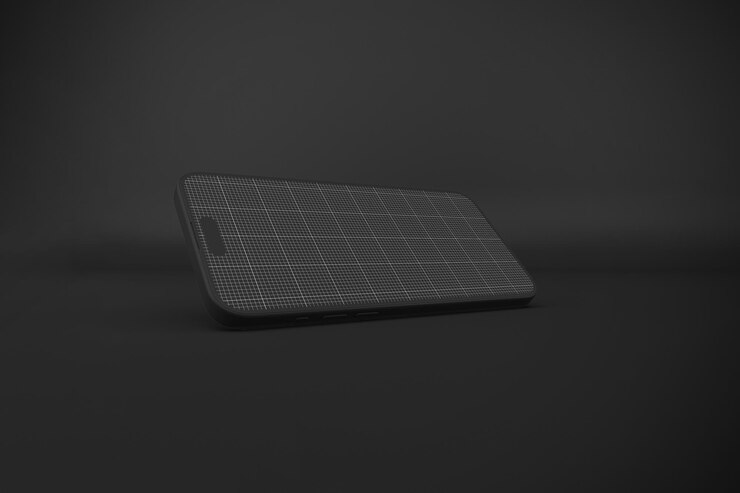 PSD modelagem horizontal de argila do telefone 16 pro max