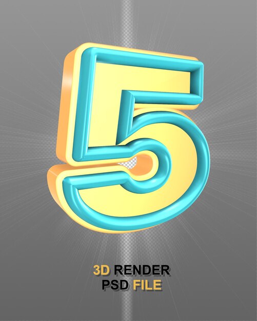 un modèle 3D coloré d'un modèle 3D