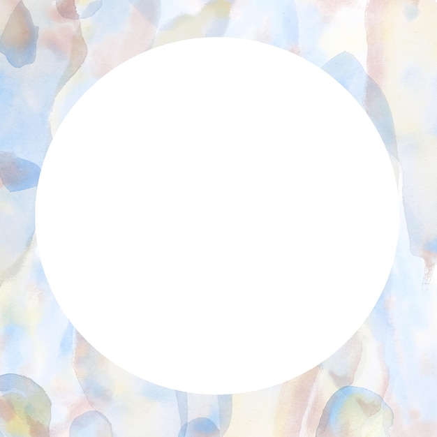 Modèle abstrait aquarelle dessiné à la main
