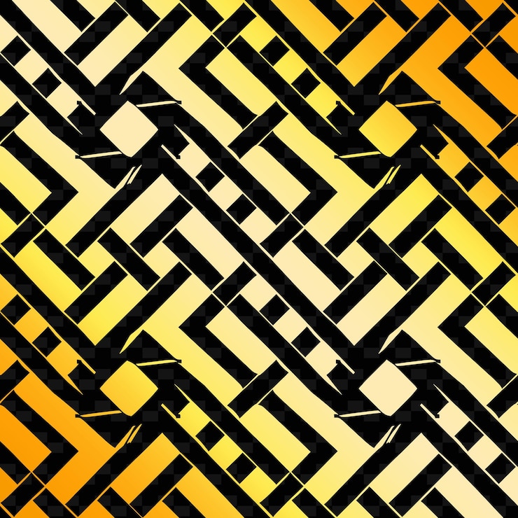 PSD modèle abstrait de tissage de panier avec icône de tissage du panier et art de contour abstrait inspiré de la nature
