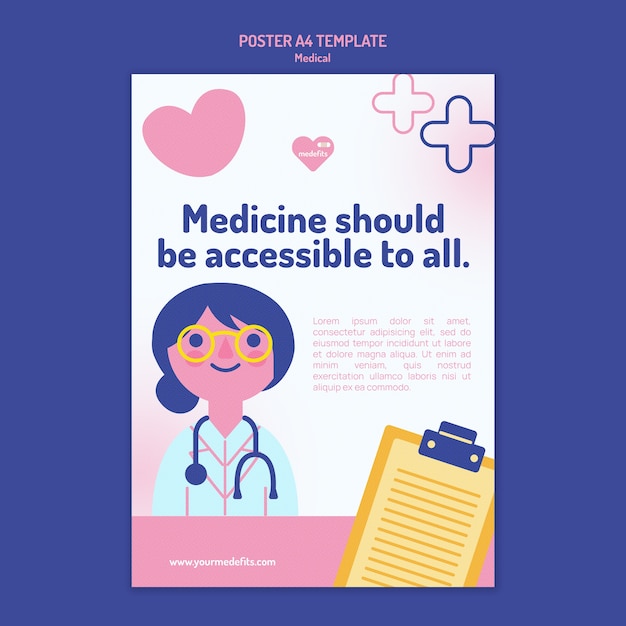 Modèle D'affiche Médicale