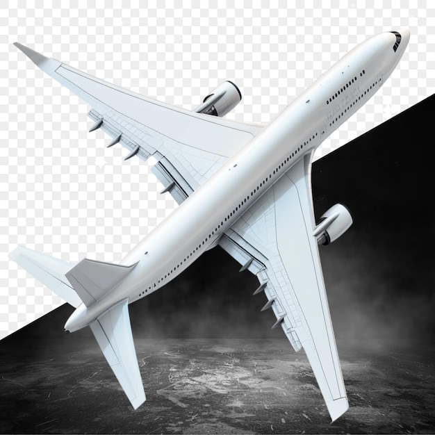 un modèle d'avion avec le mot air sur le côté
