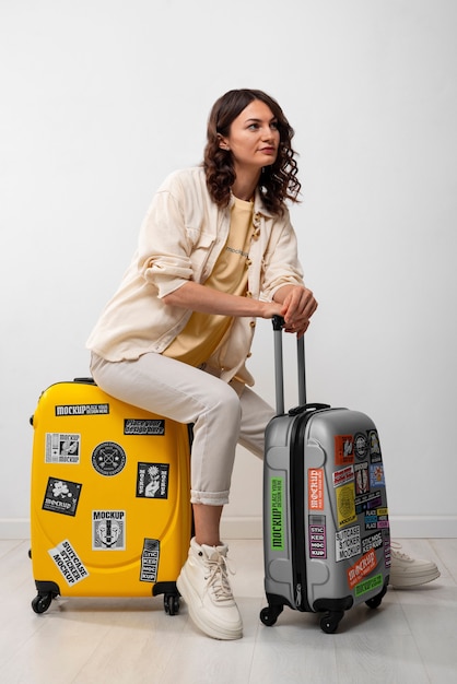 Modèle de bagages de voyage durables