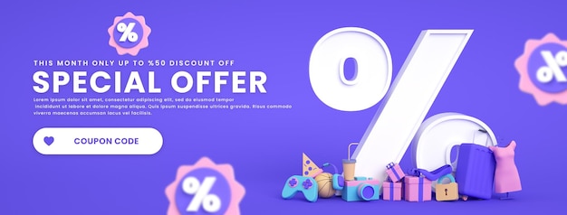 Modèle de bannière de couverture de grande vente super méga flash avec offre de promotion de remise spéciale et pourcentage