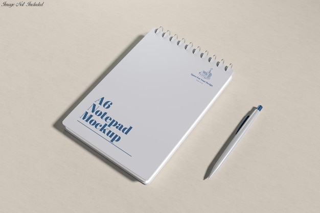 Modèle de bloc-notes A6
