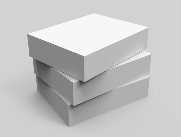 PSD modèle de boîte en papier