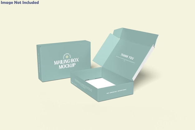 Modèle de boîte postale en carton