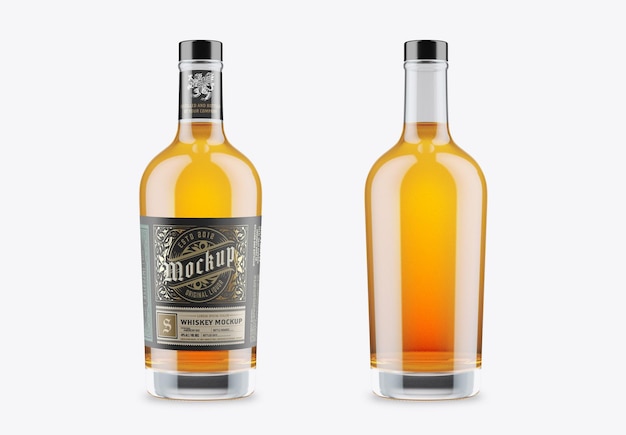 Modèle de bouteille d'alcool