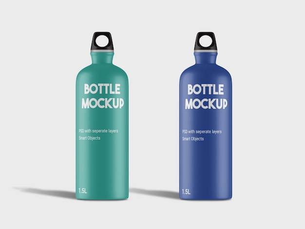 Modèle de bouteille d'eau modèle de bouteille réaliste