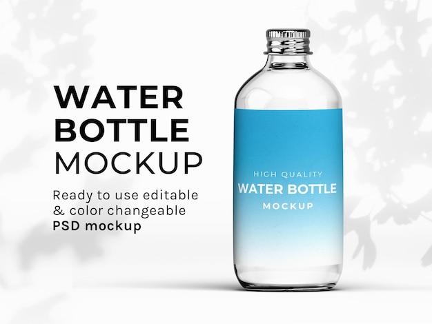 Modèle de bouteille d'eau