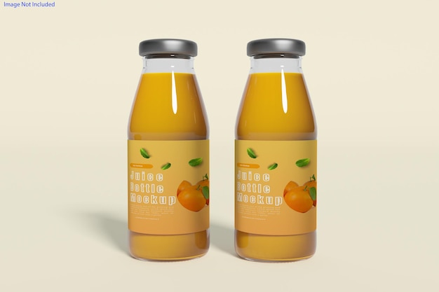 modèle de bouteille de jus