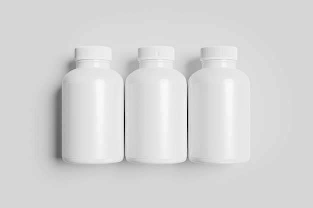 Modèle de bouteille de pilules