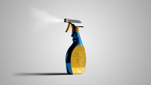 Modèle de bouteille à pulvériser