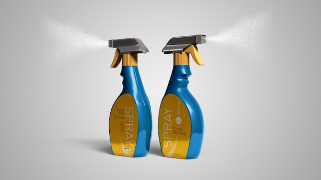 Modèle de bouteille à pulvériser