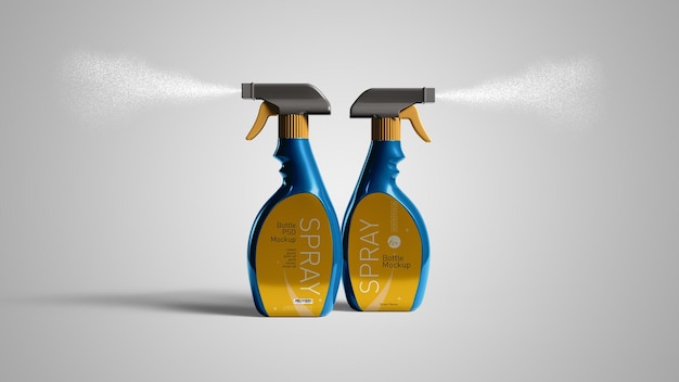 Modèle de bouteille à pulvériser