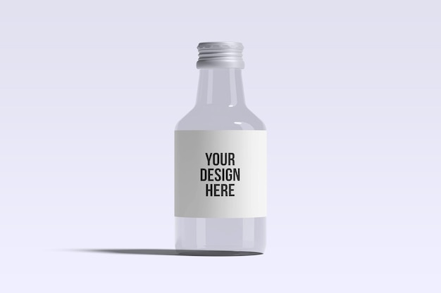 Modèle de bouteille en verre PSD