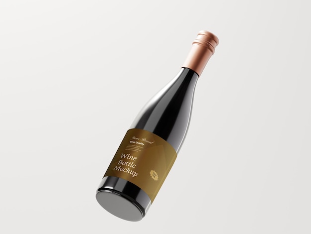 Modèle de bouteille de vin