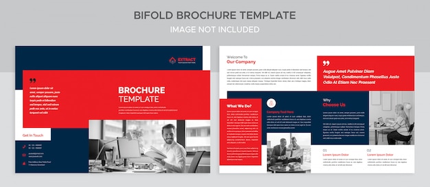 Modèle de brochure bifold