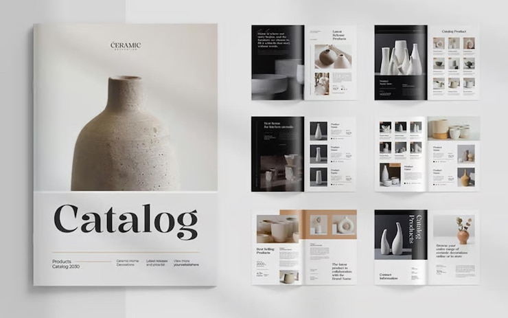 PSD modèle de brochure de catalogue