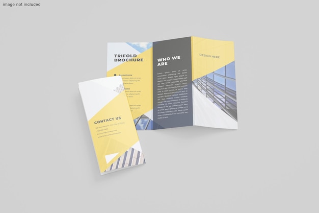 Modèle de brochure triplée